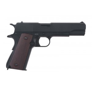 Страйкбольный пистолет GPM1911 - Black Tip GAS-GPM-191-BBB-ECM (G&G)